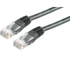 UTP mrežni kabel Cat.6, 1.0m, crni